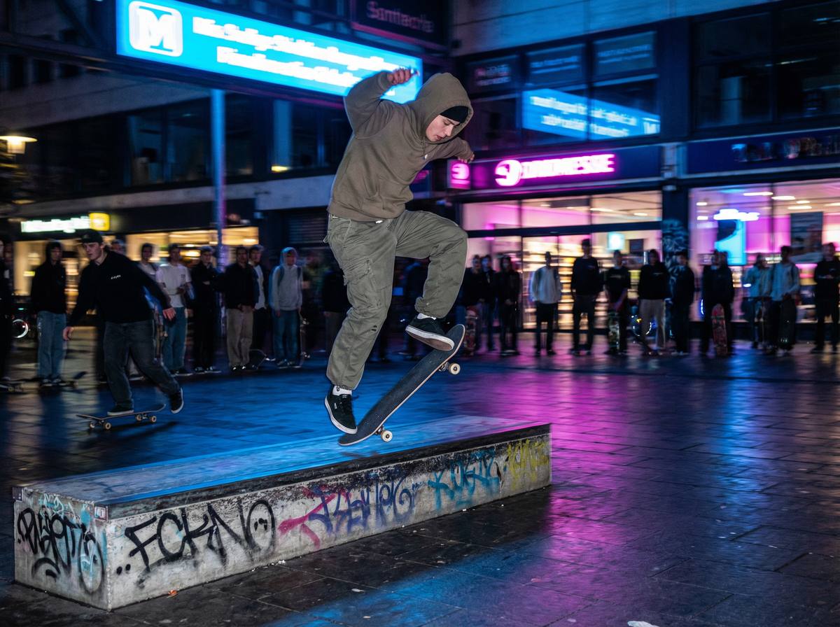 91网 - 街头滑板高能瞬间视频演示